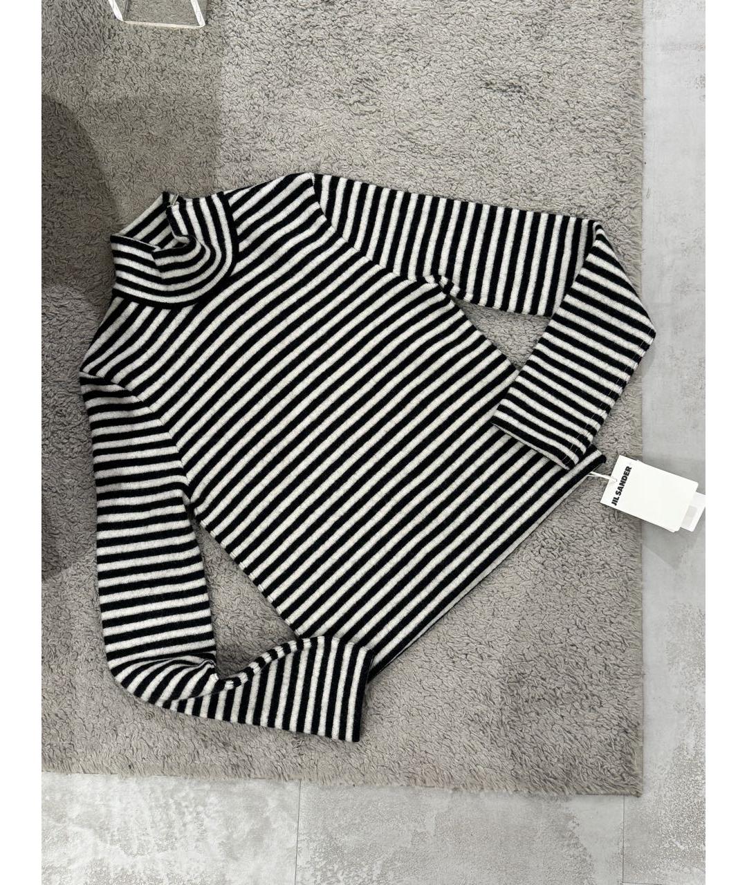 JIL SANDER Черная шерстяная водолазка, фото 3