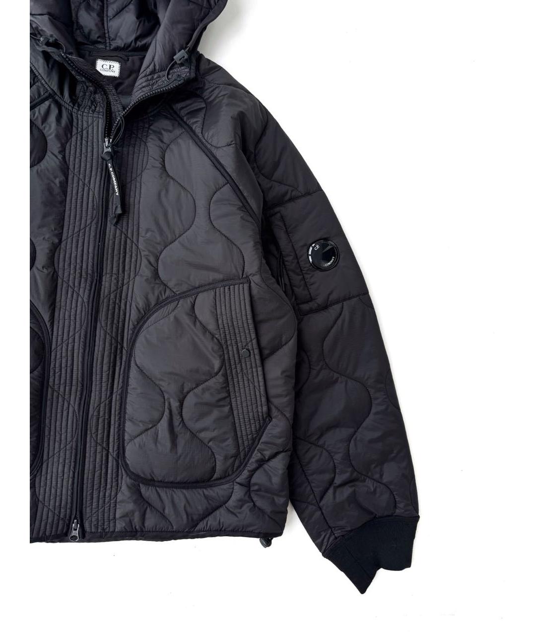 CP COMPANY Черная полиэстеровая куртка, фото 3