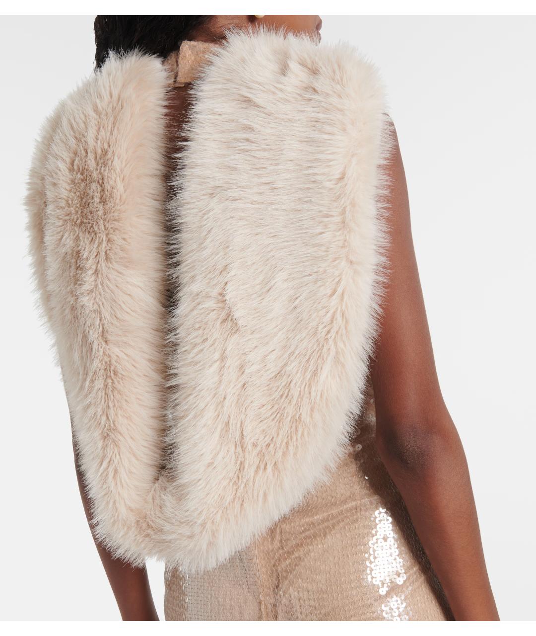 DAVID KOMA Бежевое коктейльное платье, фото 5