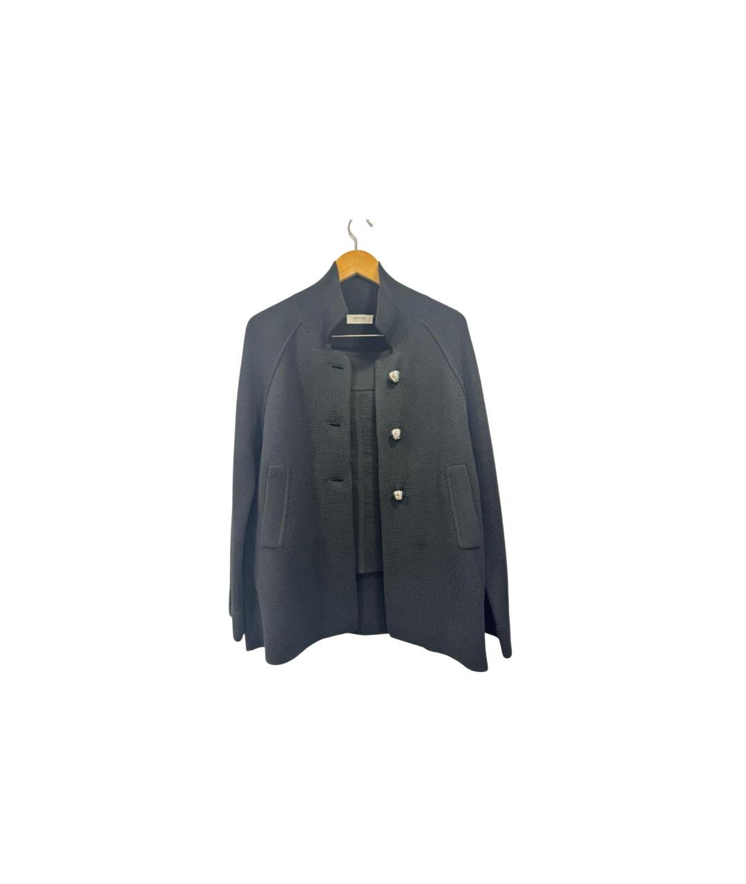 SONIA RYKIEL Черный шерстяной костюм с юбками, фото 6