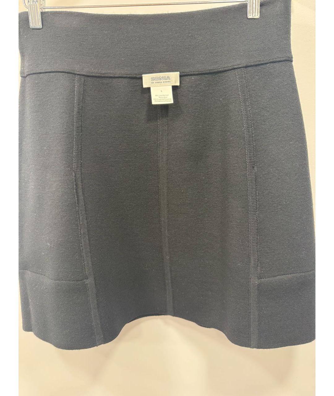 SONIA RYKIEL Черный шерстяной костюм с юбками, фото 4