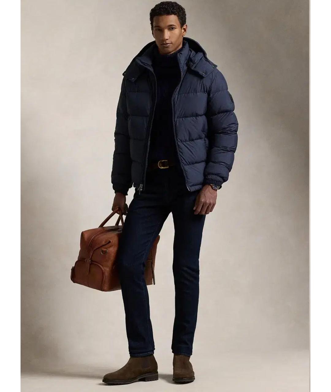 POLO RALPH LAUREN Темно-синий пуховик, фото 2