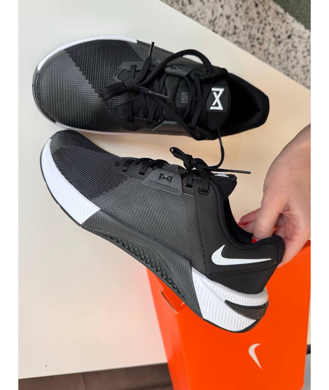 NIKE Черные текстильные кроссовки, фото 4