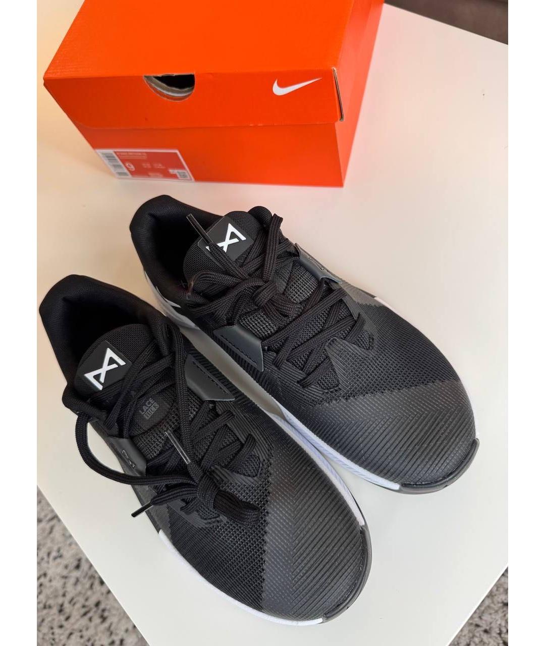 NIKE Черные текстильные кроссовки, фото 2