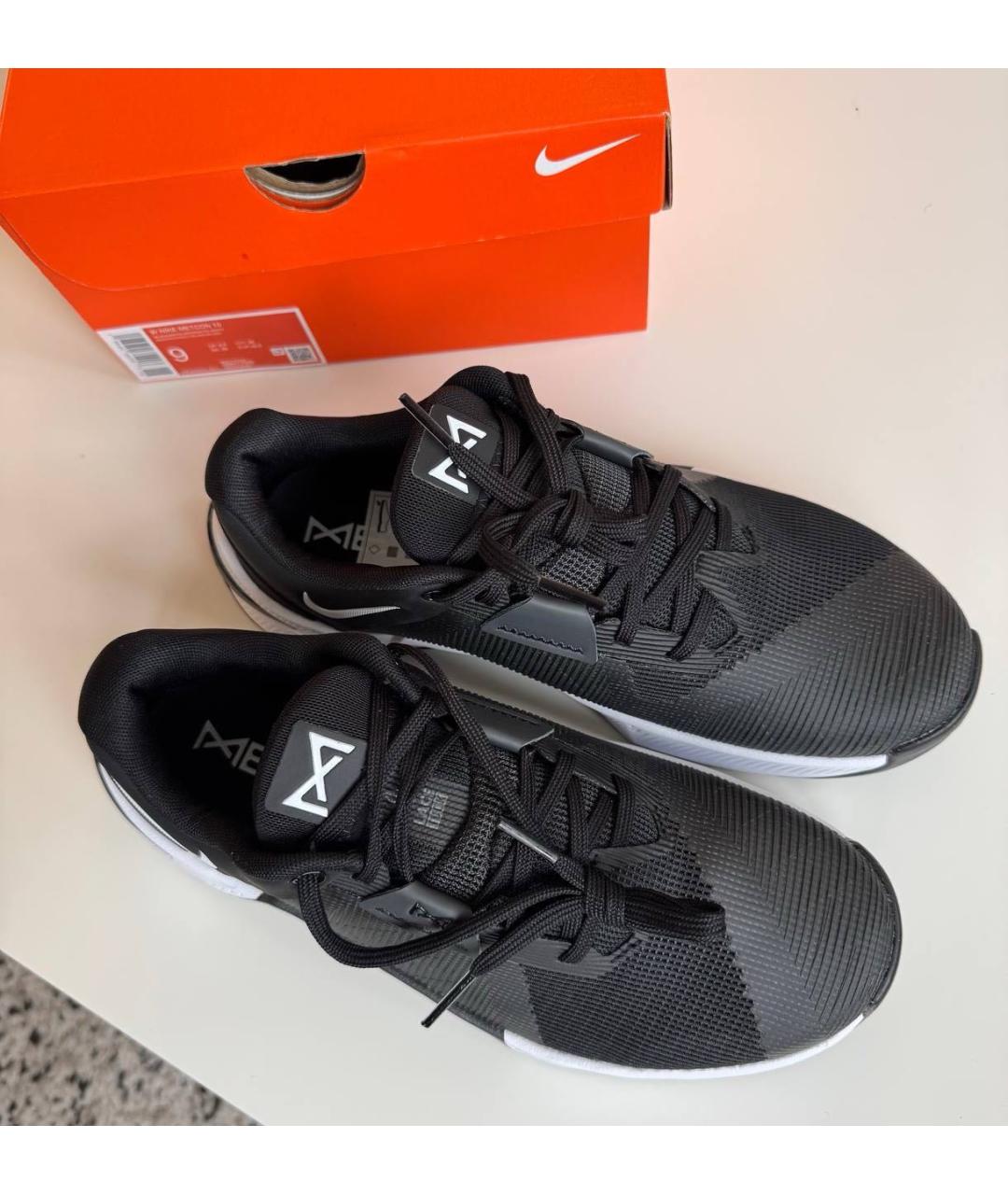 NIKE Черные текстильные кроссовки, фото 3