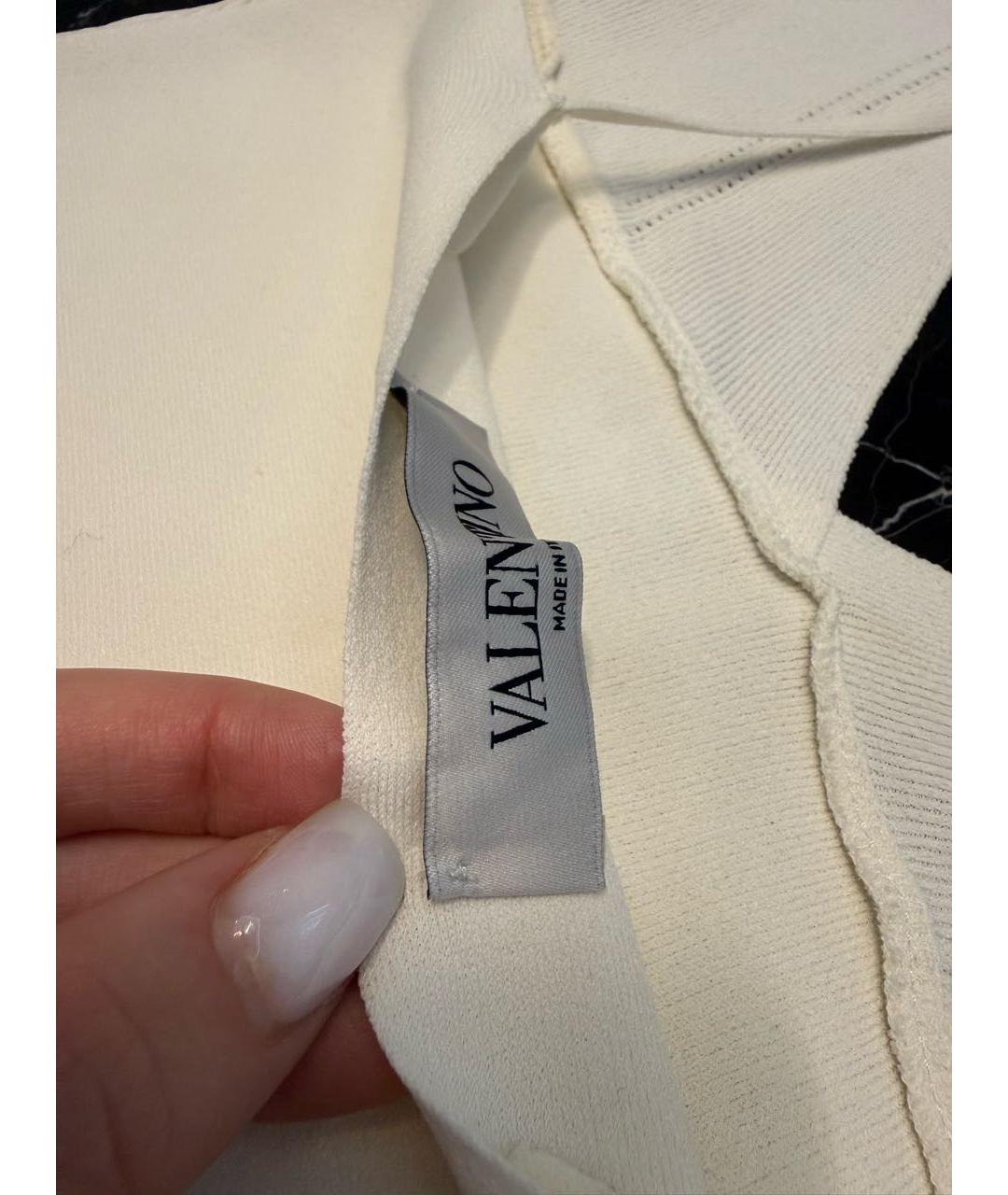 VALENTINO Белая майка, фото 4