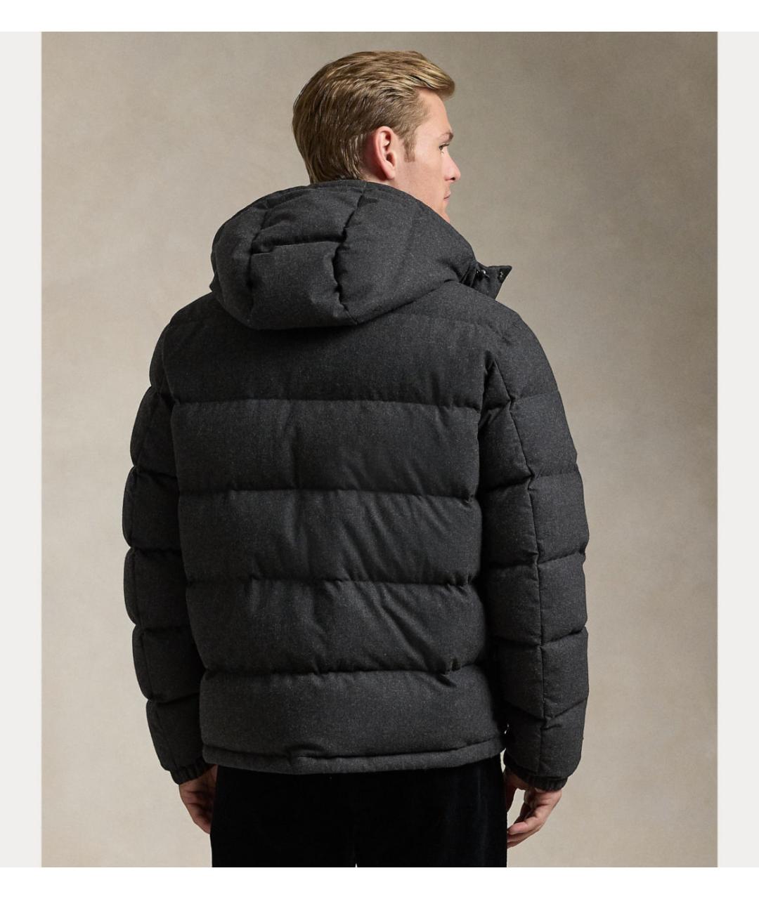 POLO RALPH LAUREN Серый пуховик, фото 5