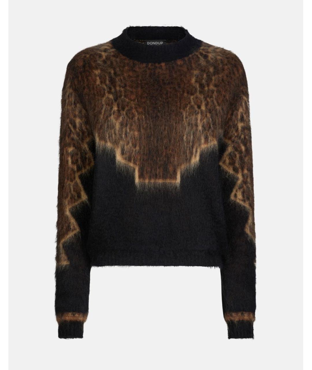 DONDUP Черный шерстяной джемпер / свитер, фото 4