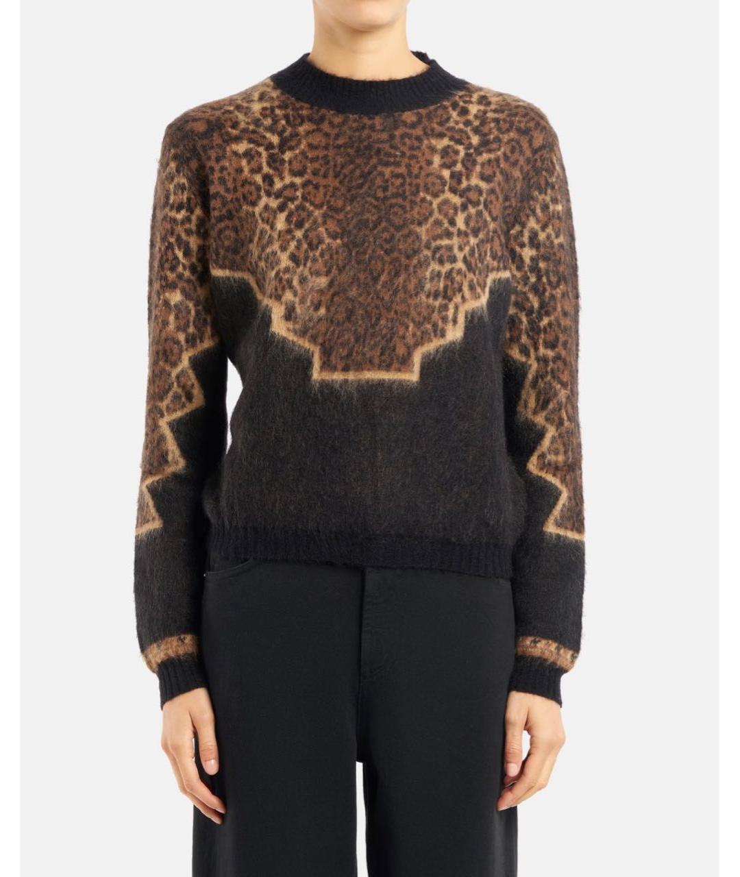 DONDUP Черный шерстяной джемпер / свитер, фото 2