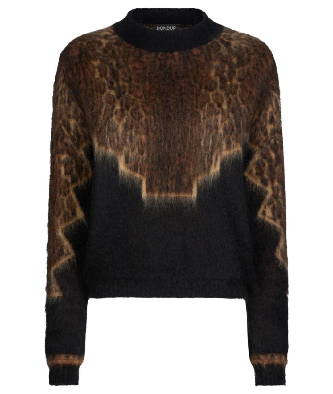 DONDUP Черный шерстяной джемпер / свитер, фото 1