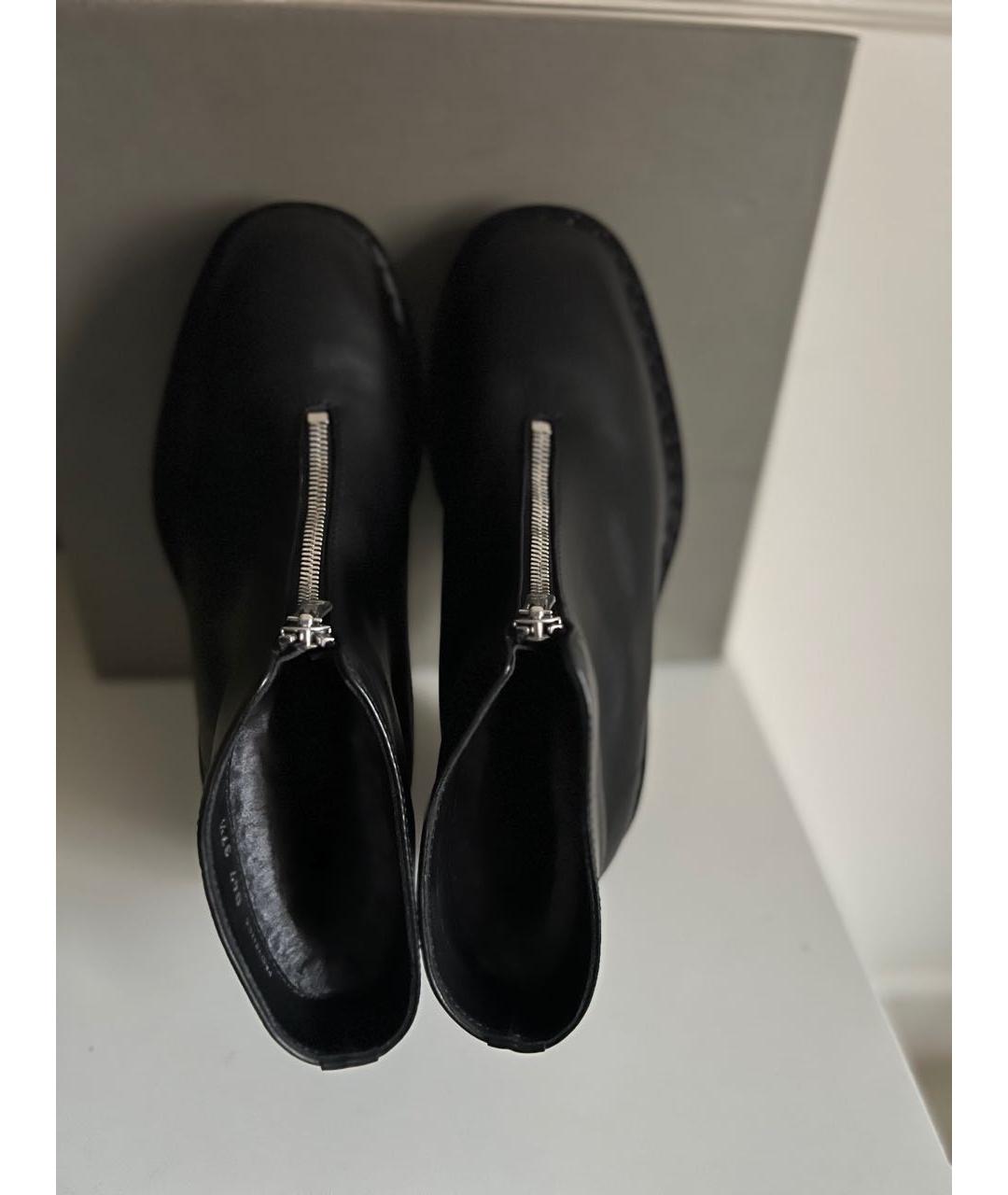 OFFICINE CREATIVE Черные кожаные ботинки, фото 7