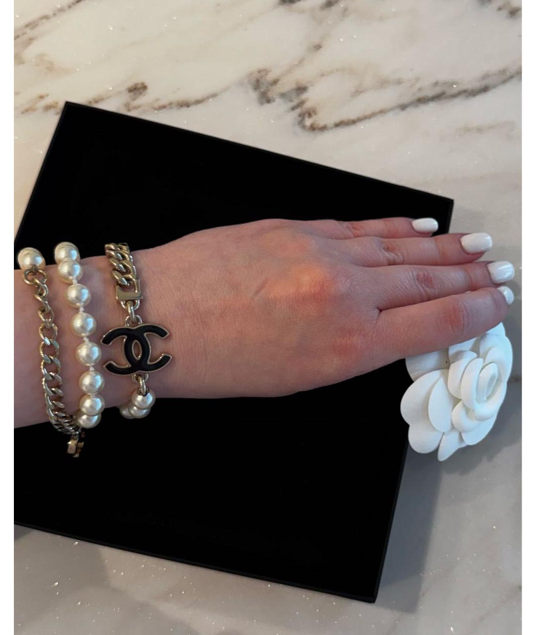 CHANEL Белое жемчужное колье, фото 6