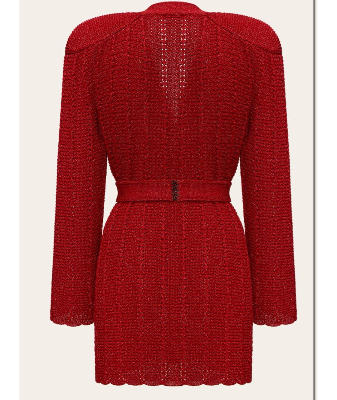 ULYANA SERGEENKO Красный хлопковый кардиган, фото 2