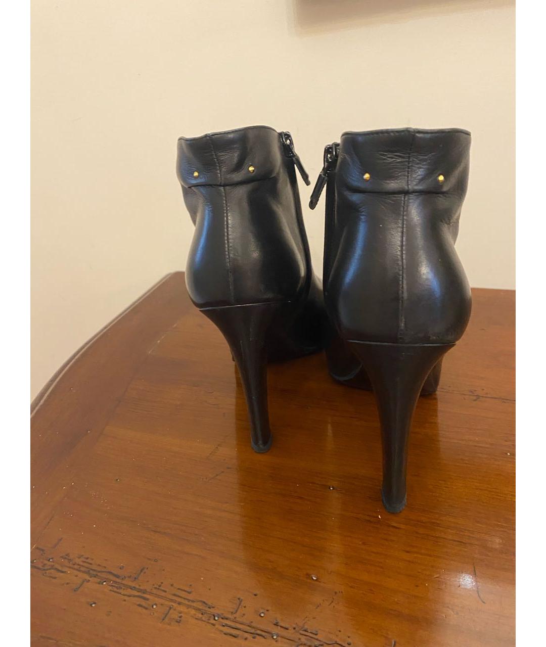 ROGER VIVIER Черные кожаные ботильоны, фото 3