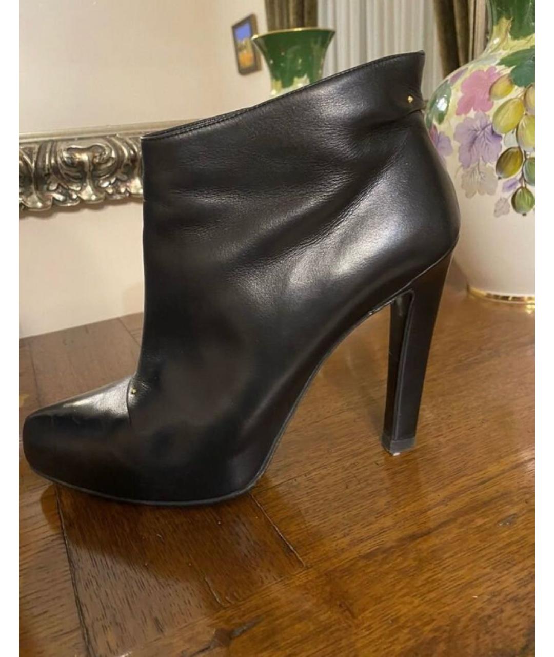 ROGER VIVIER Черные кожаные ботильоны, фото 5