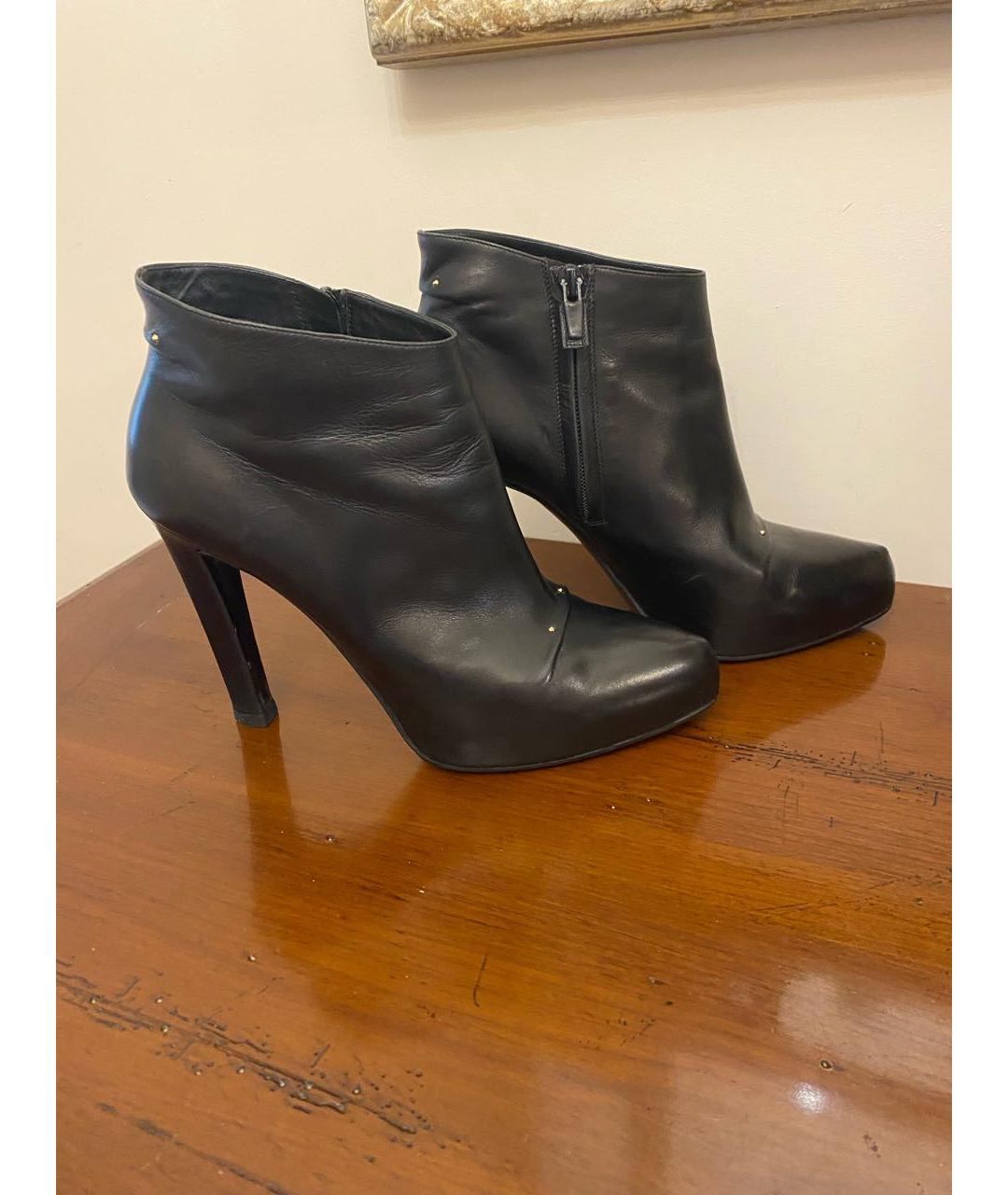 ROGER VIVIER Черные кожаные ботильоны, фото 2