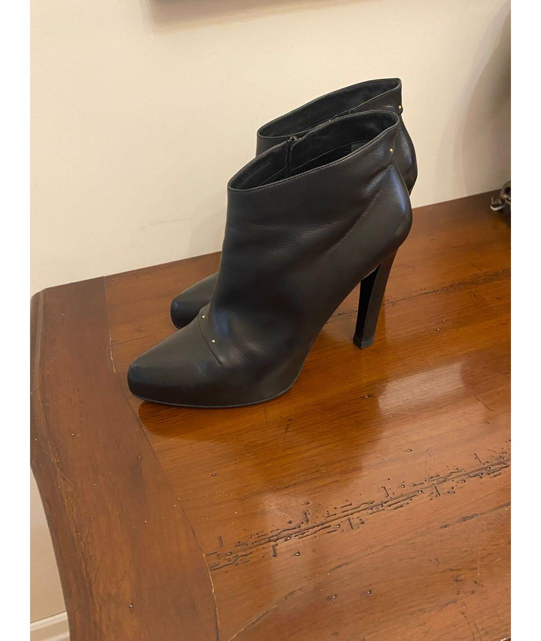 ROGER VIVIER Черные кожаные ботильоны, фото 8