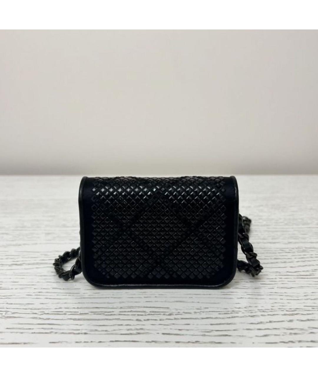 CHANEL Черная кожаная поясная сумка, фото 3