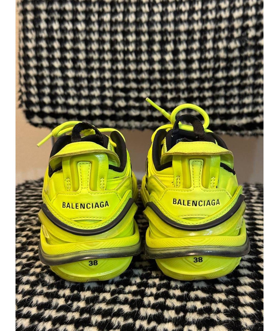 BALENCIAGA Салатовые кроссовки, фото 4