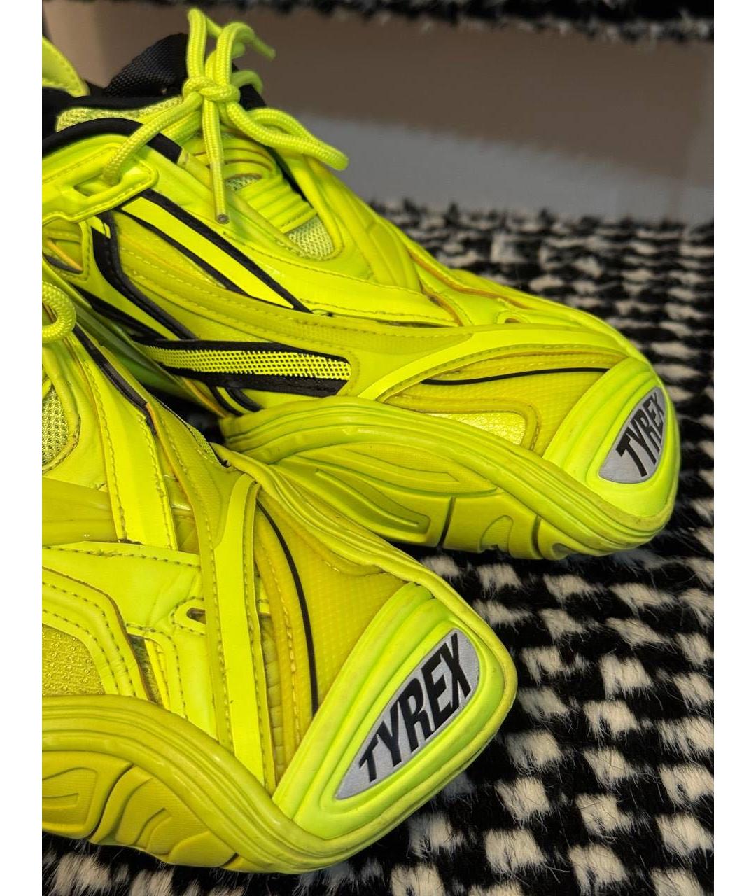 BALENCIAGA Салатовые кроссовки, фото 2