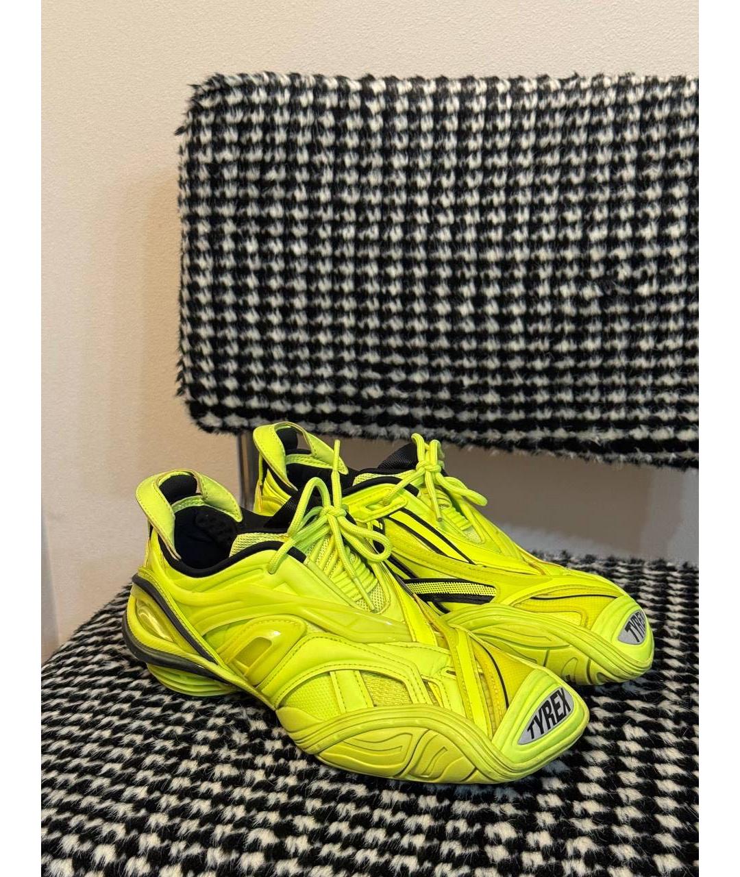 BALENCIAGA Салатовые кроссовки, фото 5