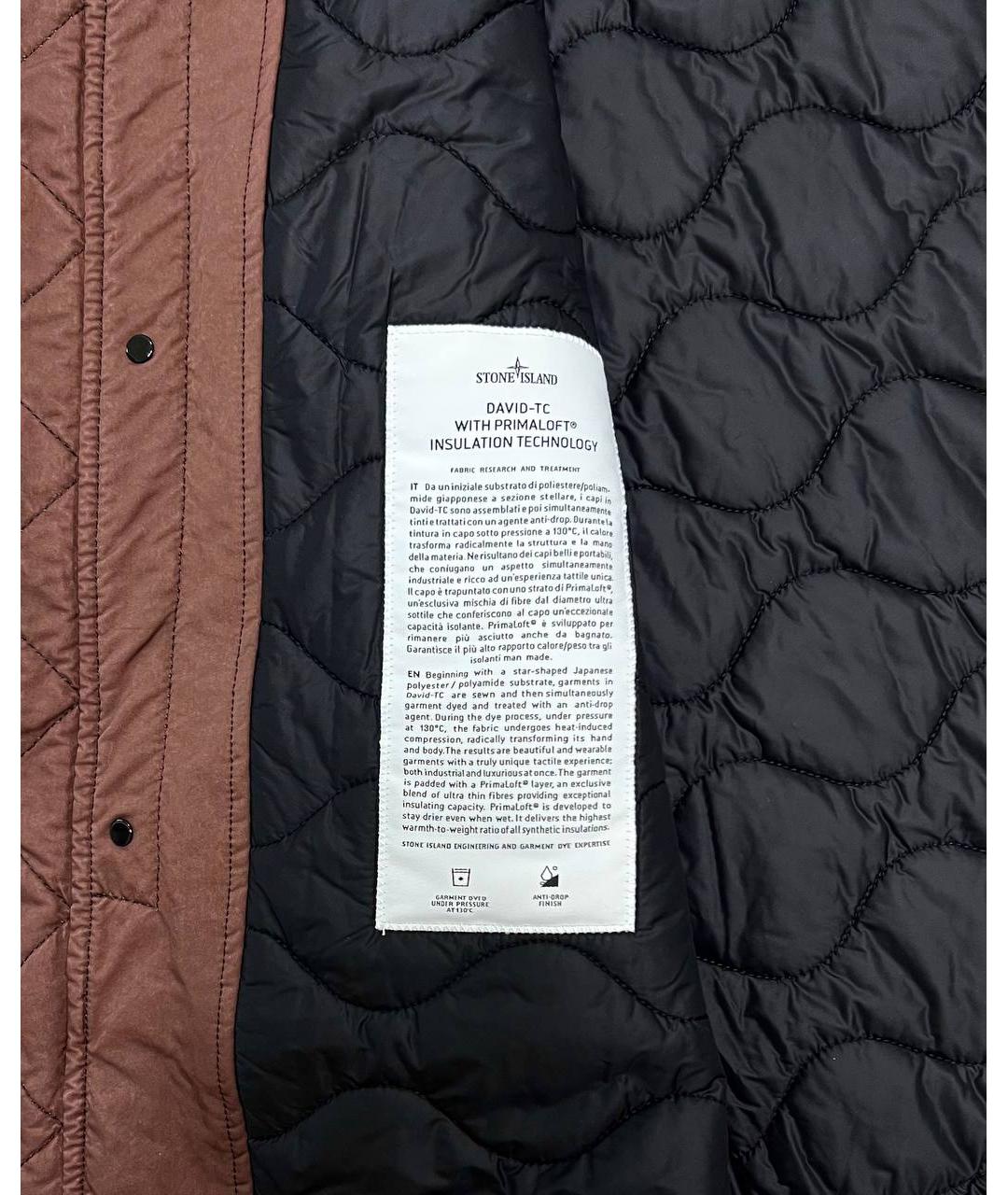 STONE ISLAND Коричневый тренч / плащ, фото 7