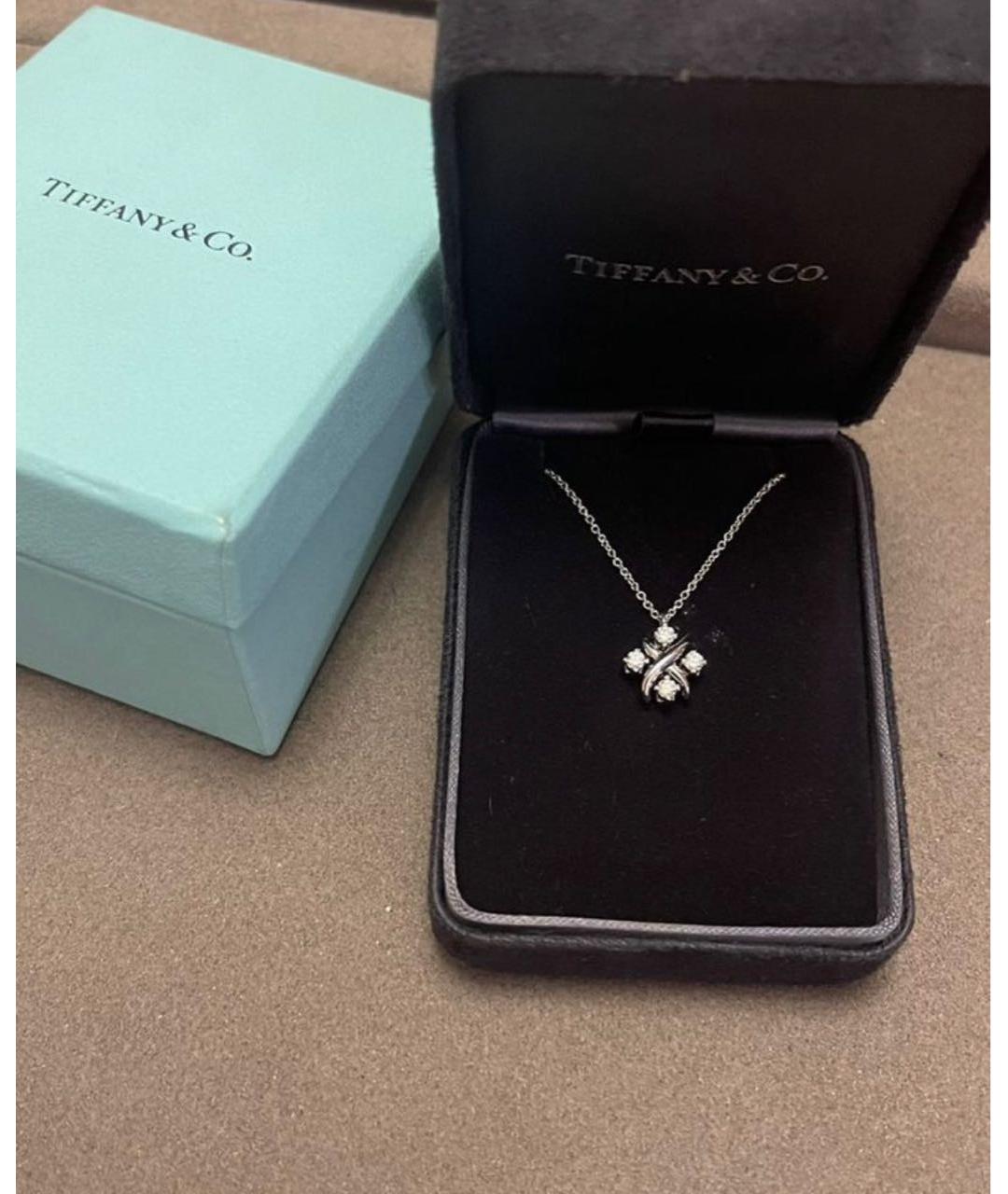 TIFFANY&CO Серебрянный платиновый кулон, фото 3