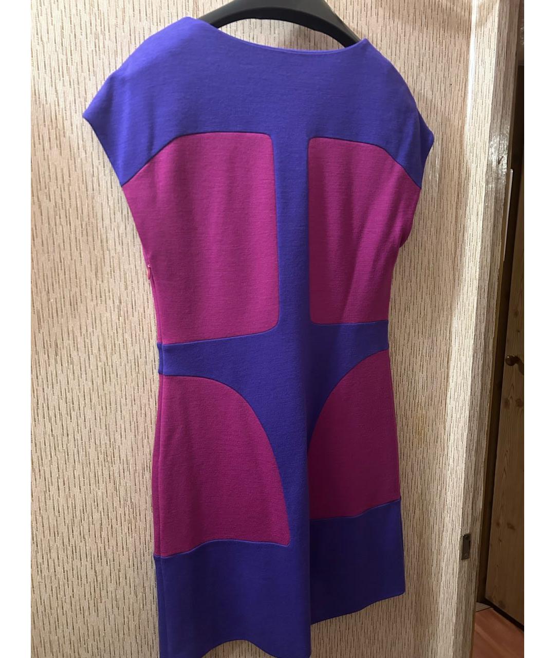 EMILIO PUCCI Мульти шерстяное коктейльное платье, фото 2