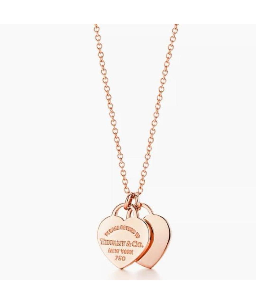 TIFFANY&CO Золотая подвеска из розового золота, фото 5