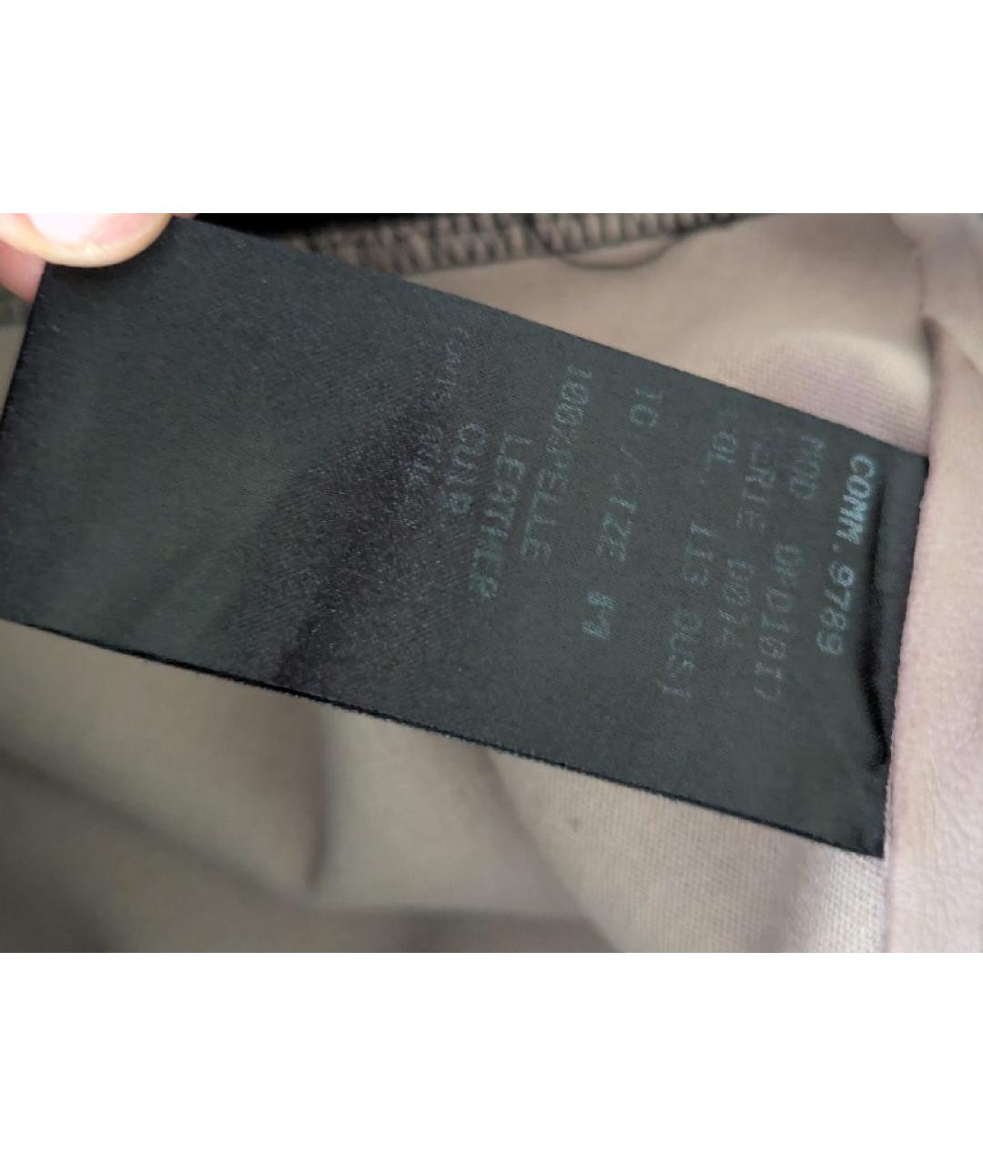 DROME Серые кожаные леггинсы и велосипедки, фото 7