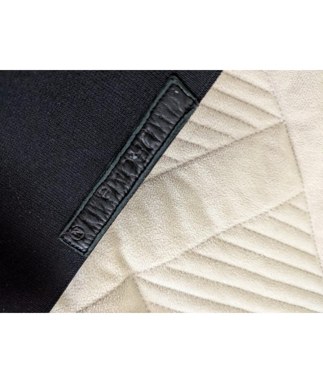 DROME Серые кожаные леггинсы и велосипедки, фото 3