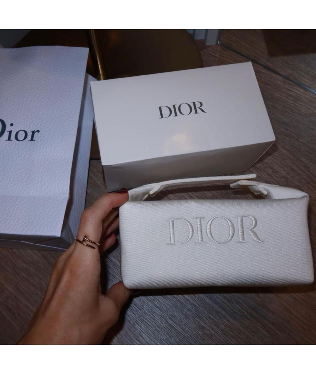 CHRISTIAN DIOR Белая косметичка, фото 3