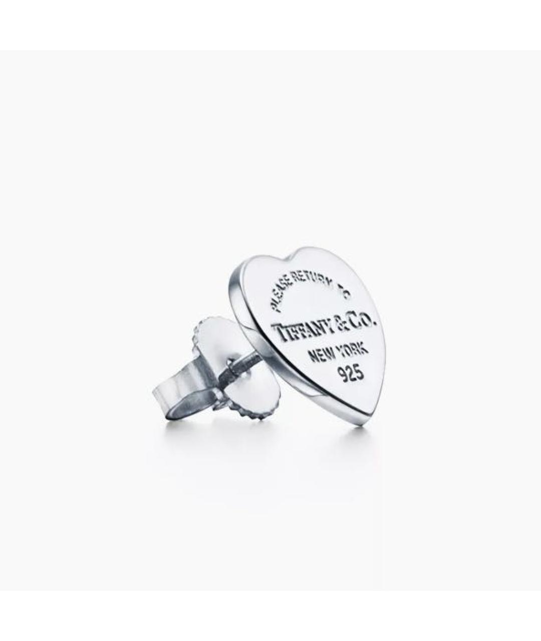 TIFFANY&CO Серебряные серебряные серьги, фото 3