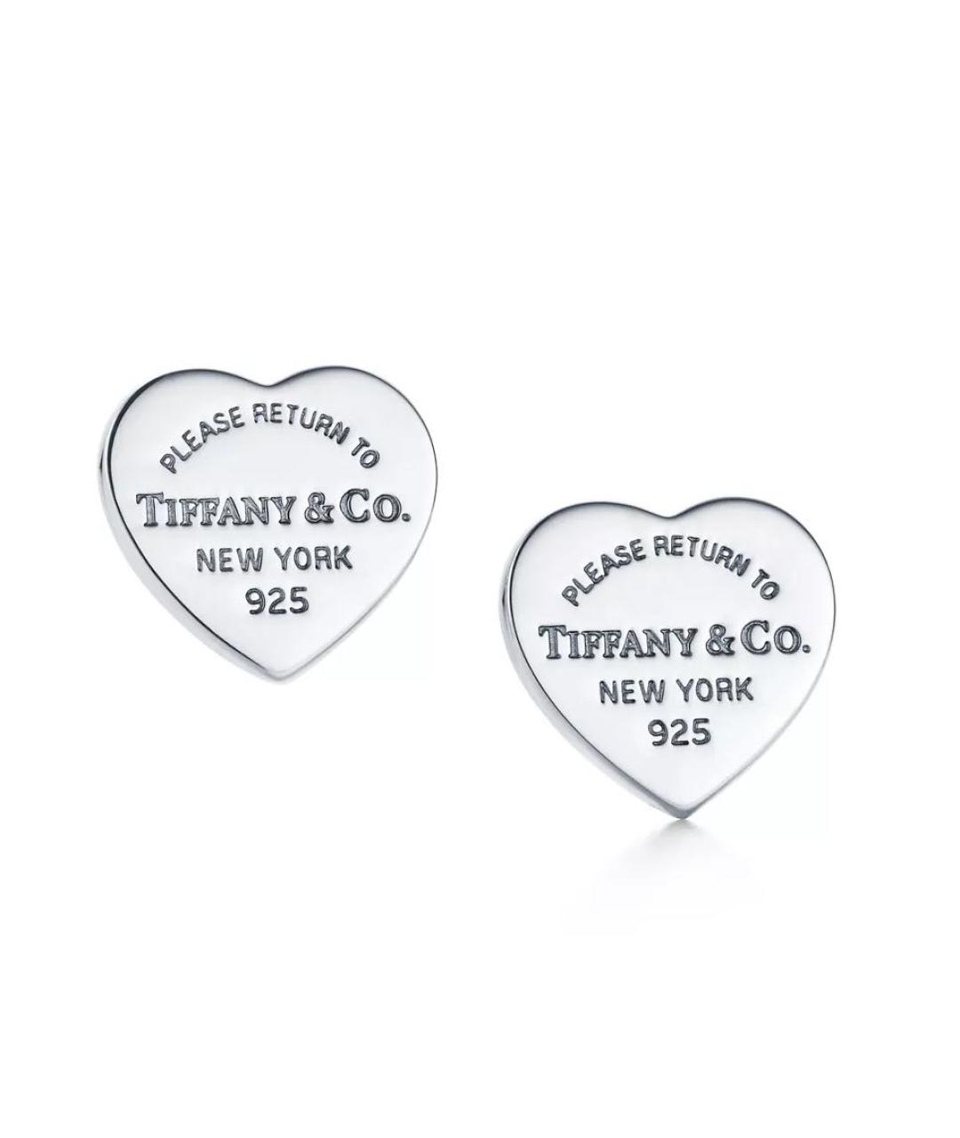 TIFFANY&CO Серебряные серебряные серьги, фото 5