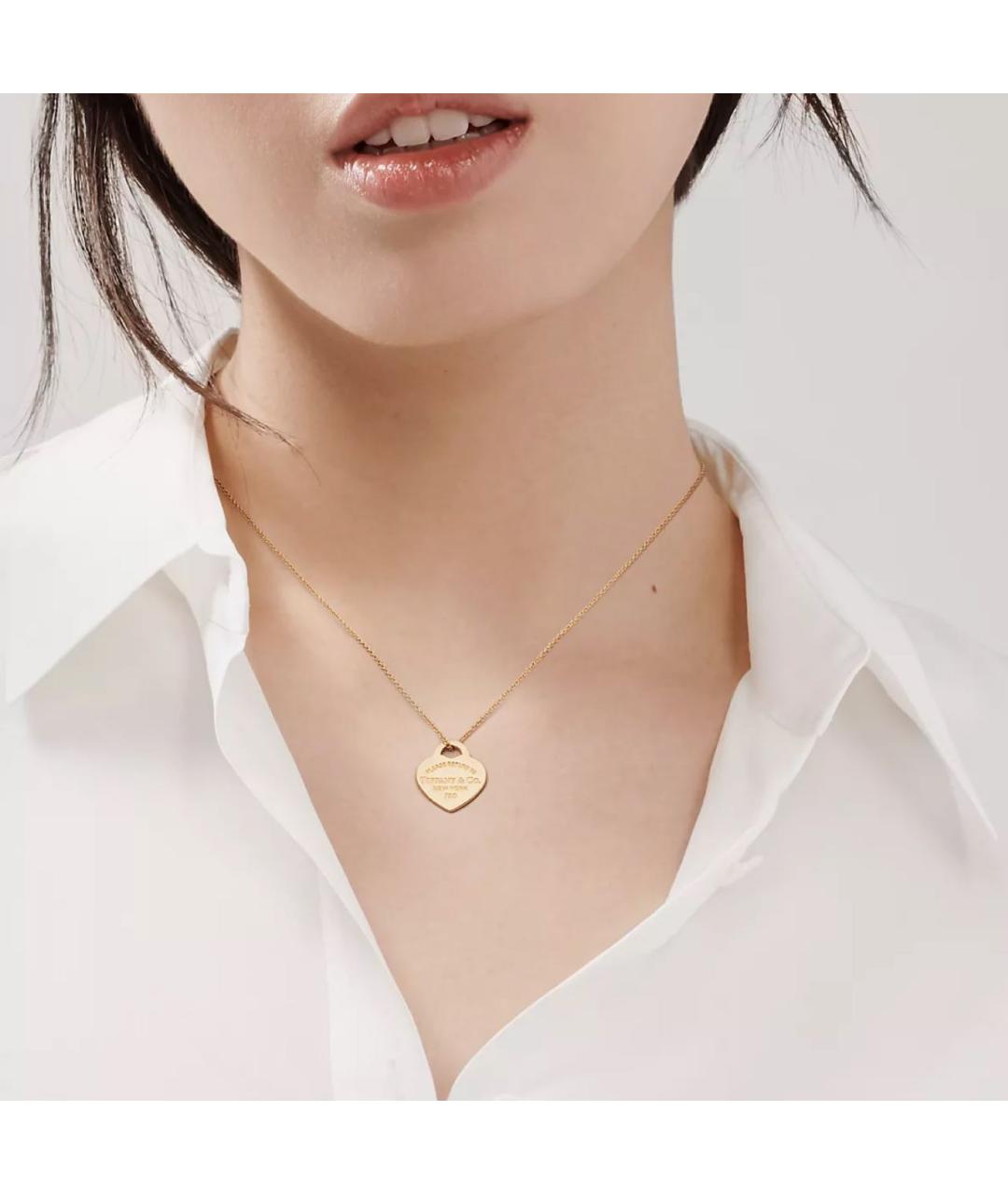TIFFANY&CO Золотая подвеска из желтого золота, фото 2