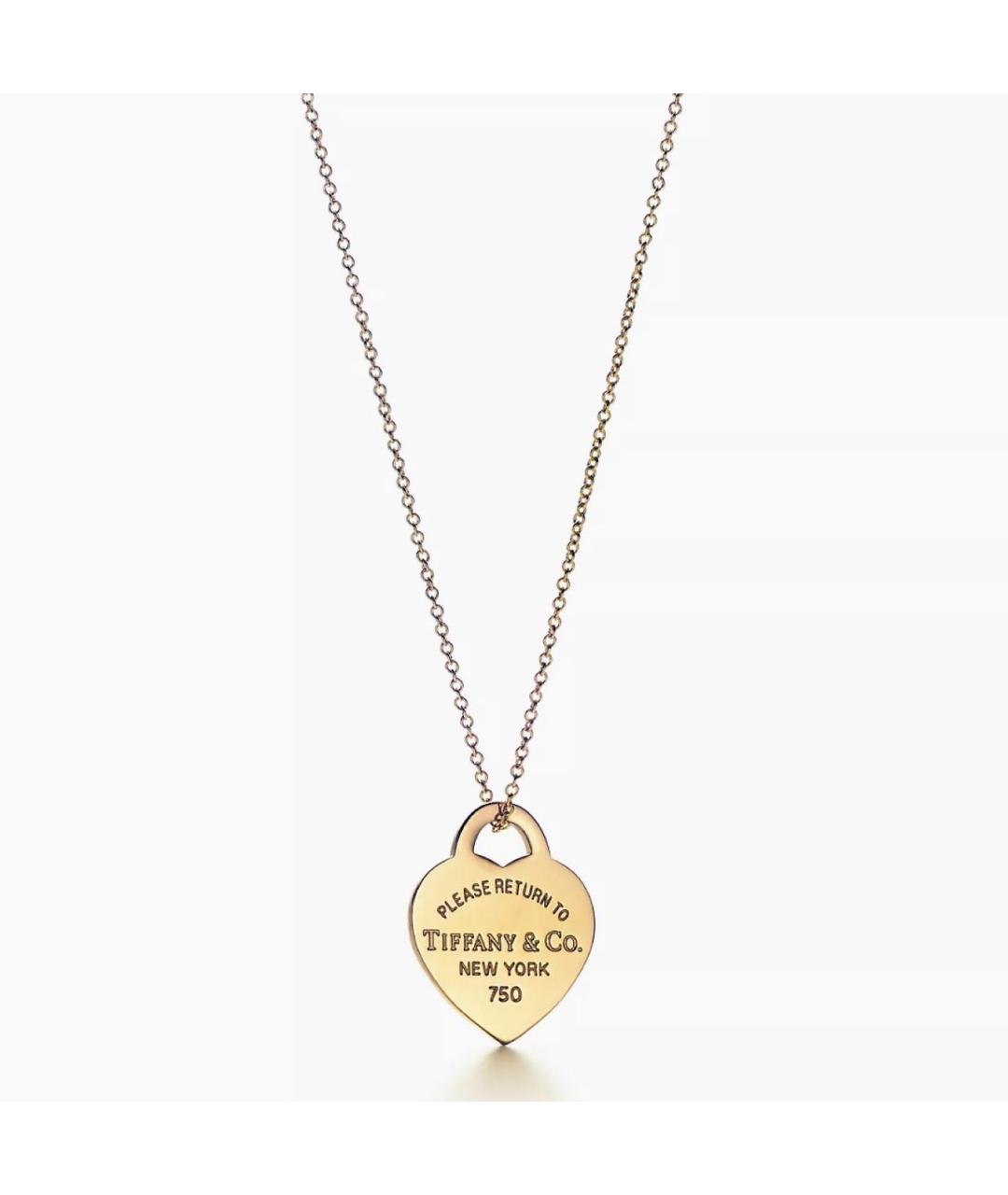 TIFFANY&CO Золотая подвеска из желтого золота, фото 6