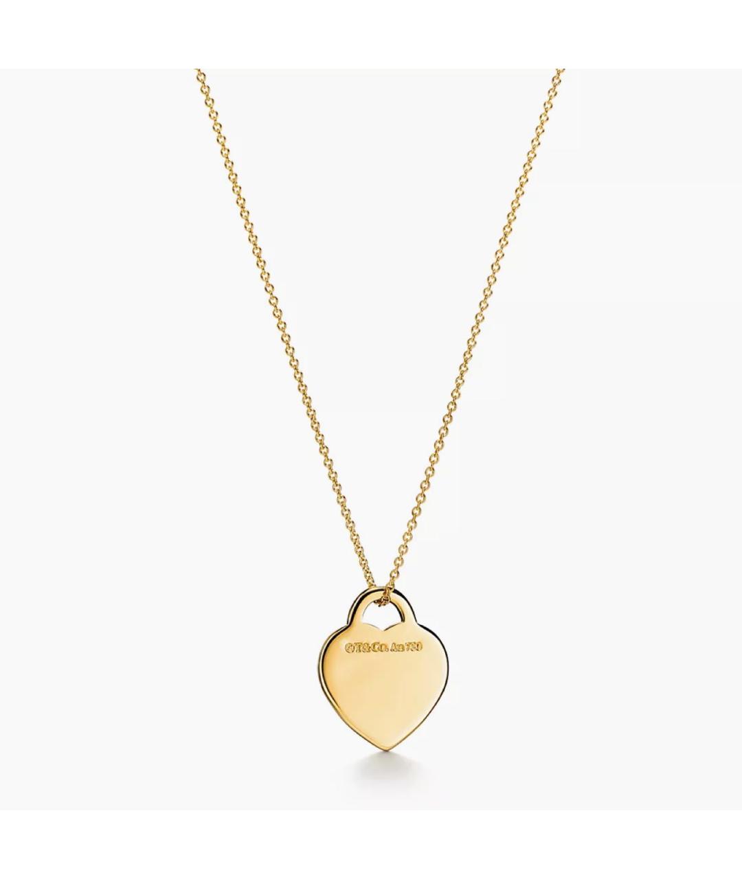 TIFFANY&CO Золотая подвеска из желтого золота, фото 4