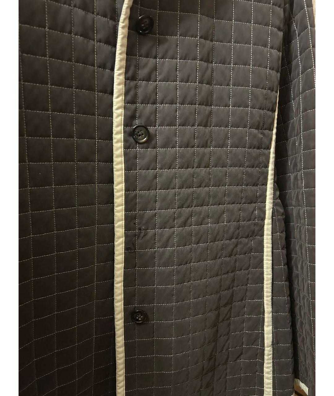 BURBERRY Коричневая полиэстеровая куртка, фото 2