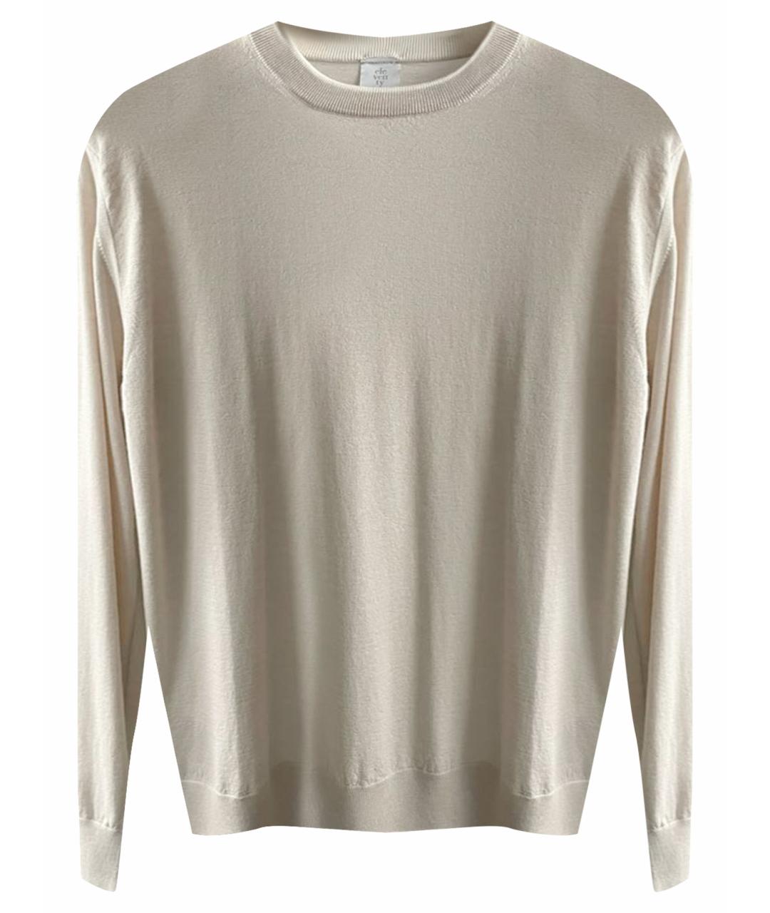 ELEVENTY Бежевый шерстяной джемпер / свитер, фото 1