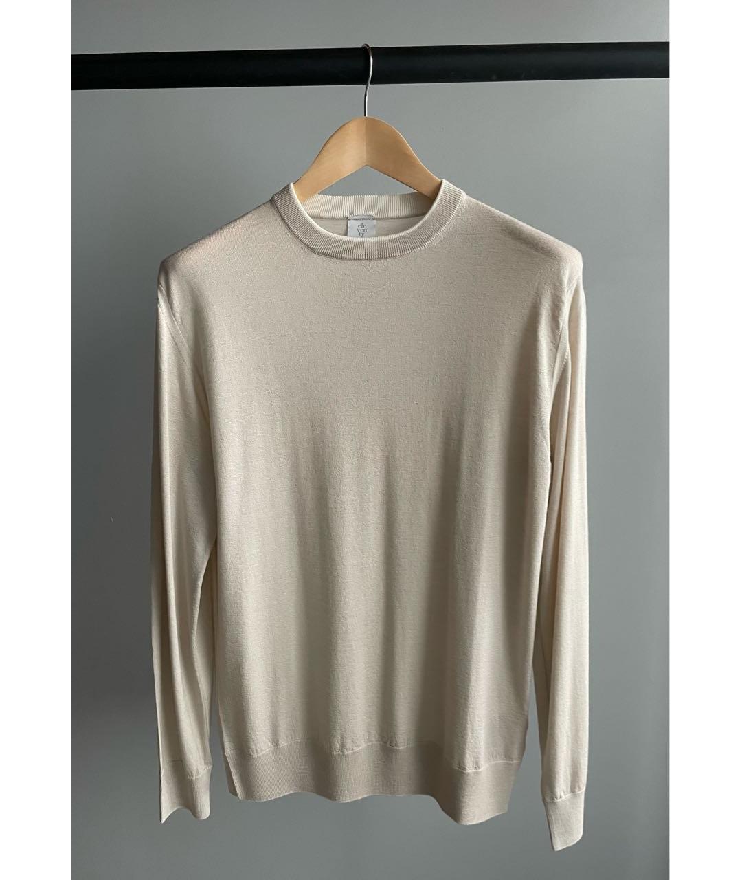 ELEVENTY Бежевый шерстяной джемпер / свитер, фото 5