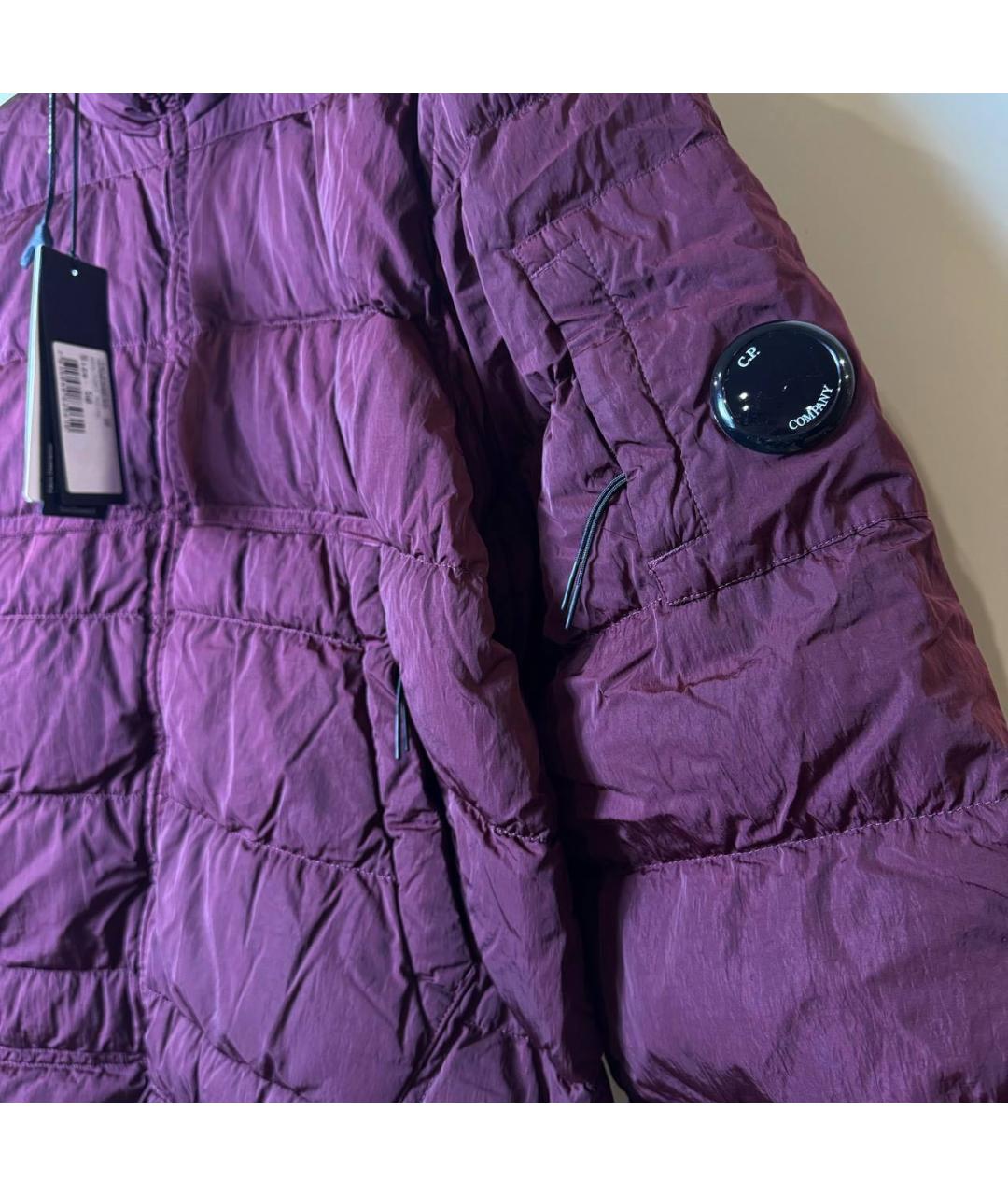 CP COMPANY Фиолетовый хлопковый пуховик, фото 3