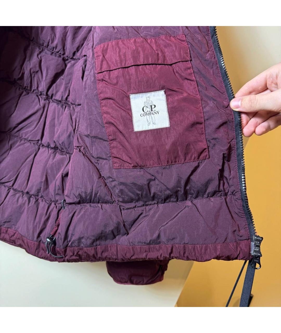 CP COMPANY Фиолетовый хлопковый пуховик, фото 5