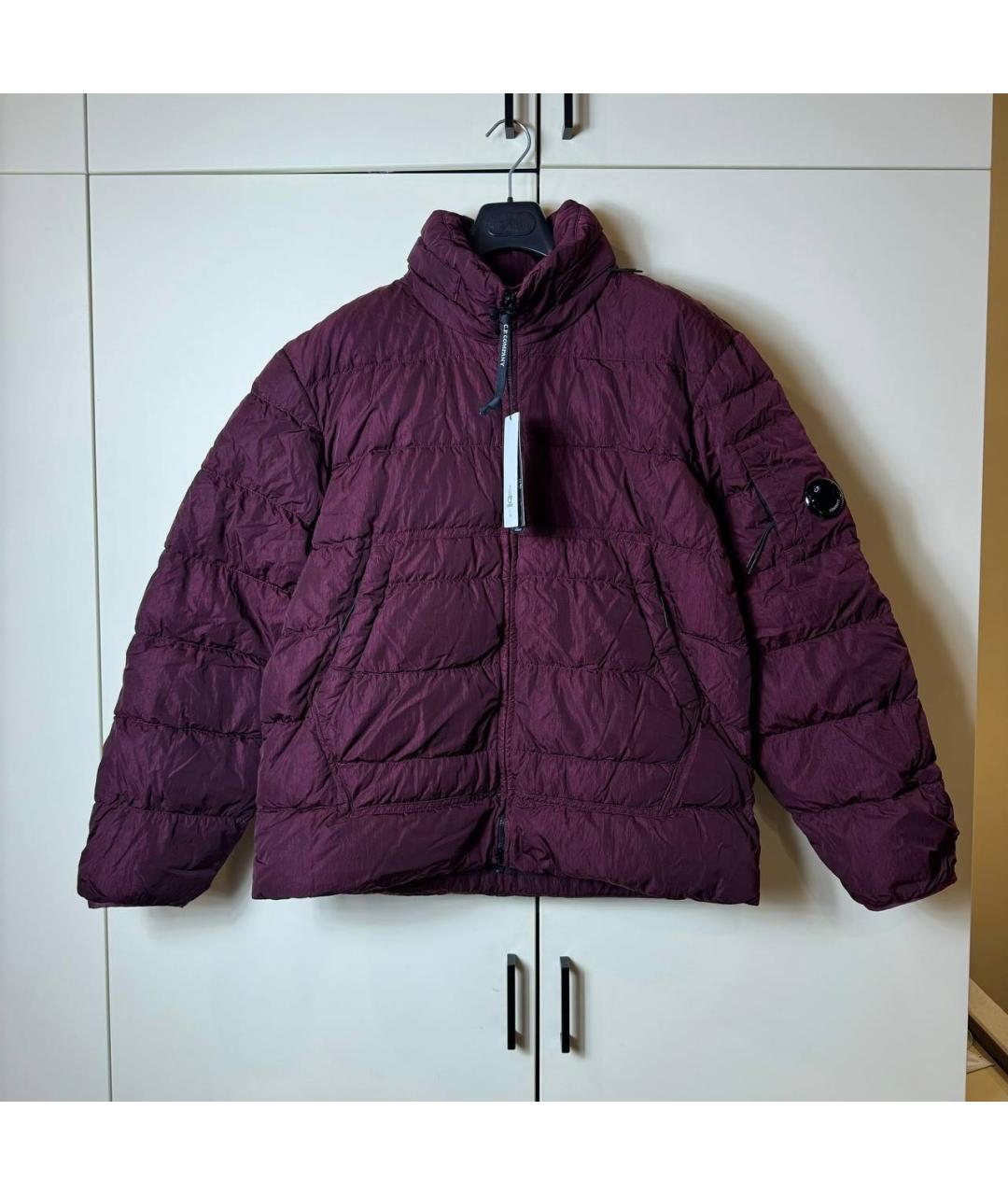 CP COMPANY Фиолетовый хлопковый пуховик, фото 8