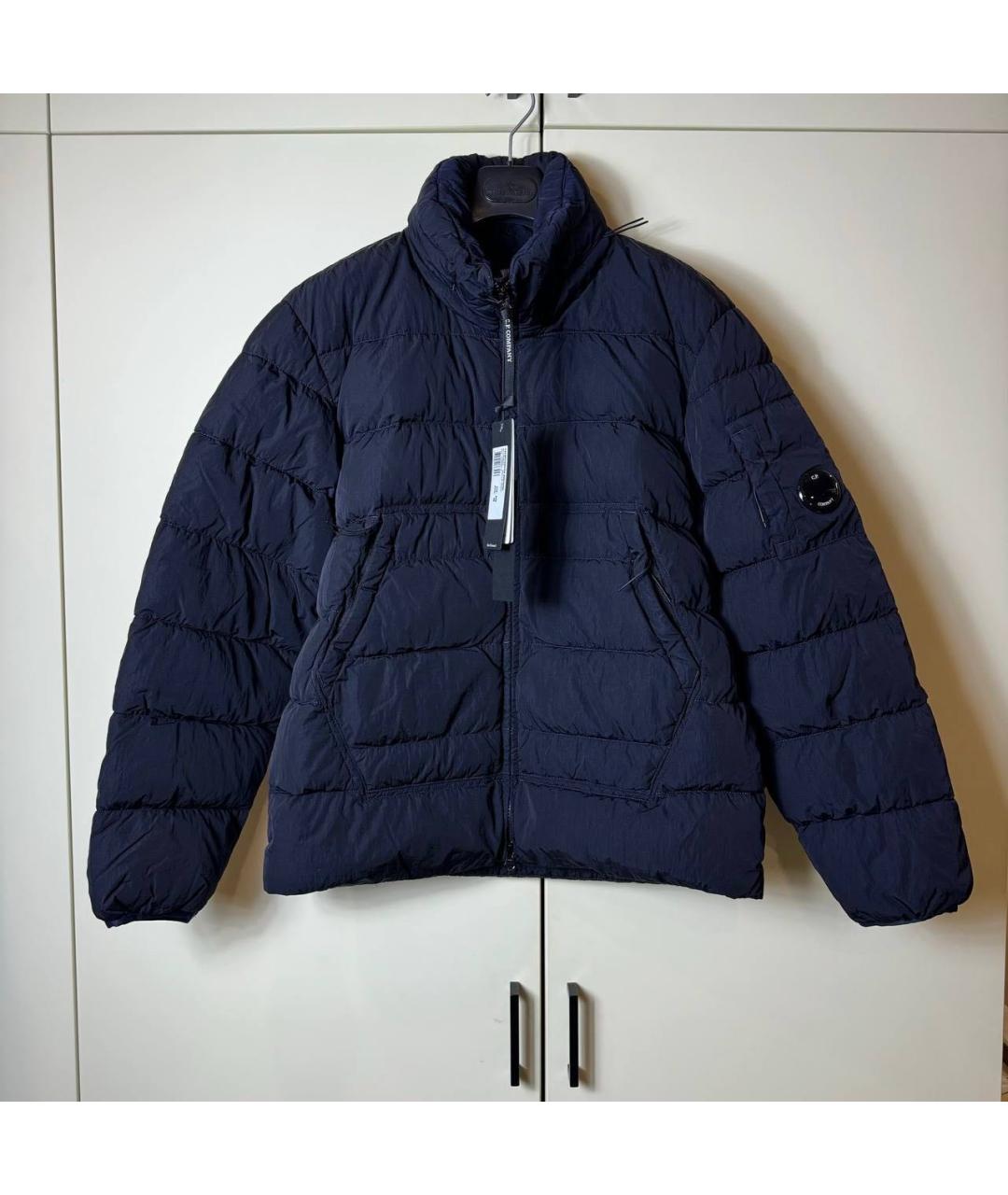 CP COMPANY Темно-синий хлопковый пуховик, фото 8