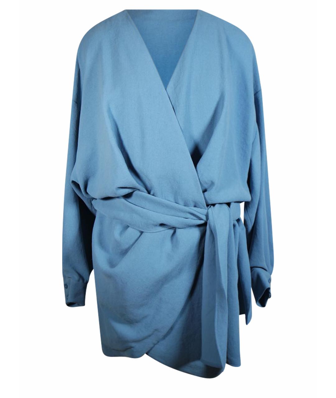IRO Голубое полиэстеровое повседневное платье, фото 1