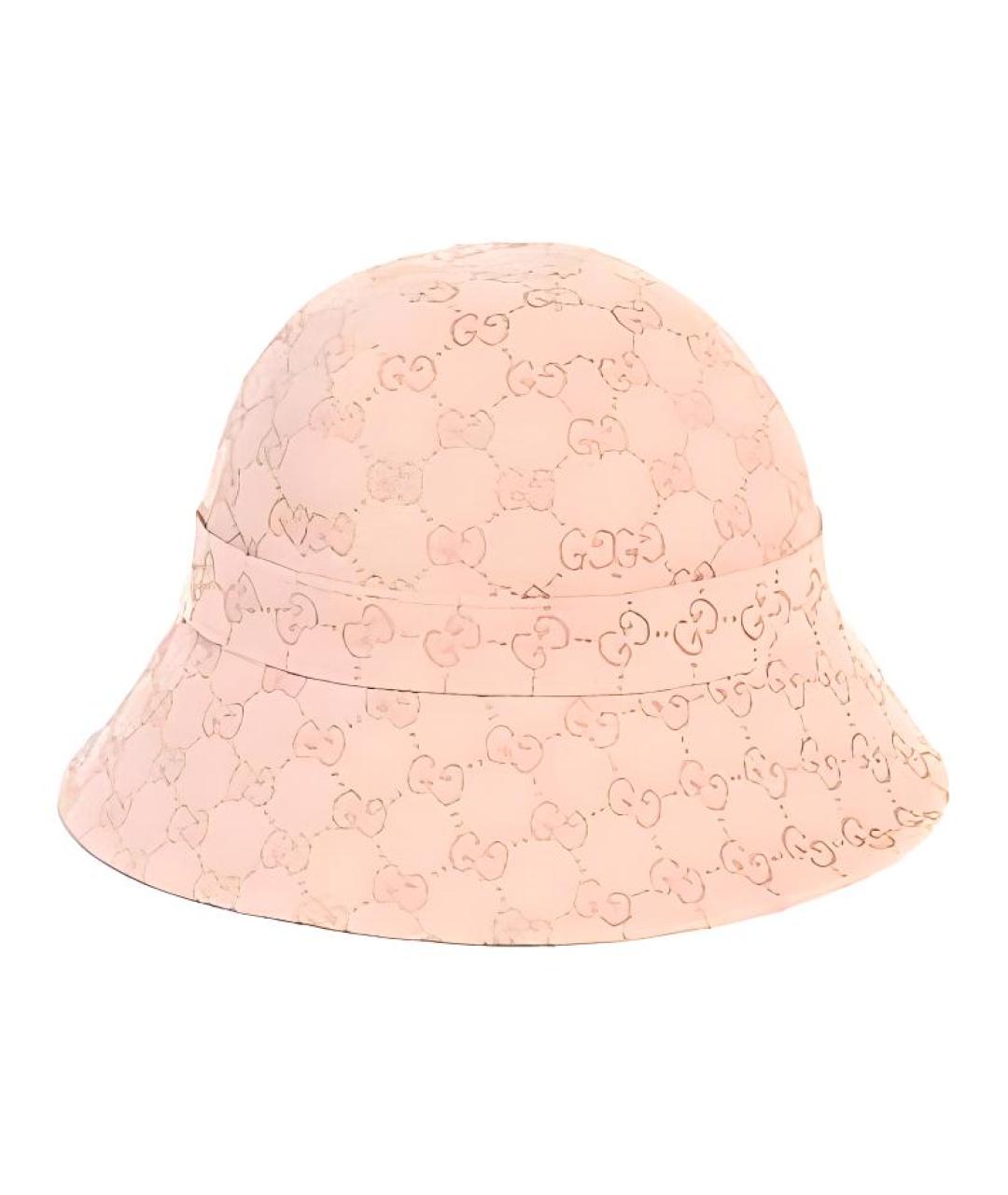 GUCCI Розовая хлопковая панама, фото 3