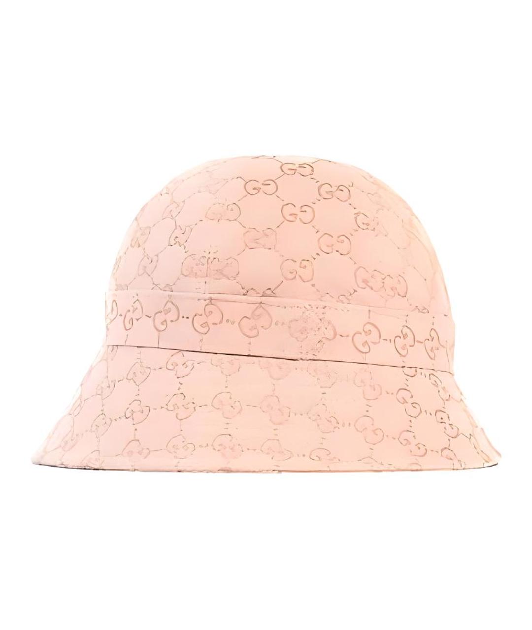 GUCCI Розовая хлопковая панама, фото 1