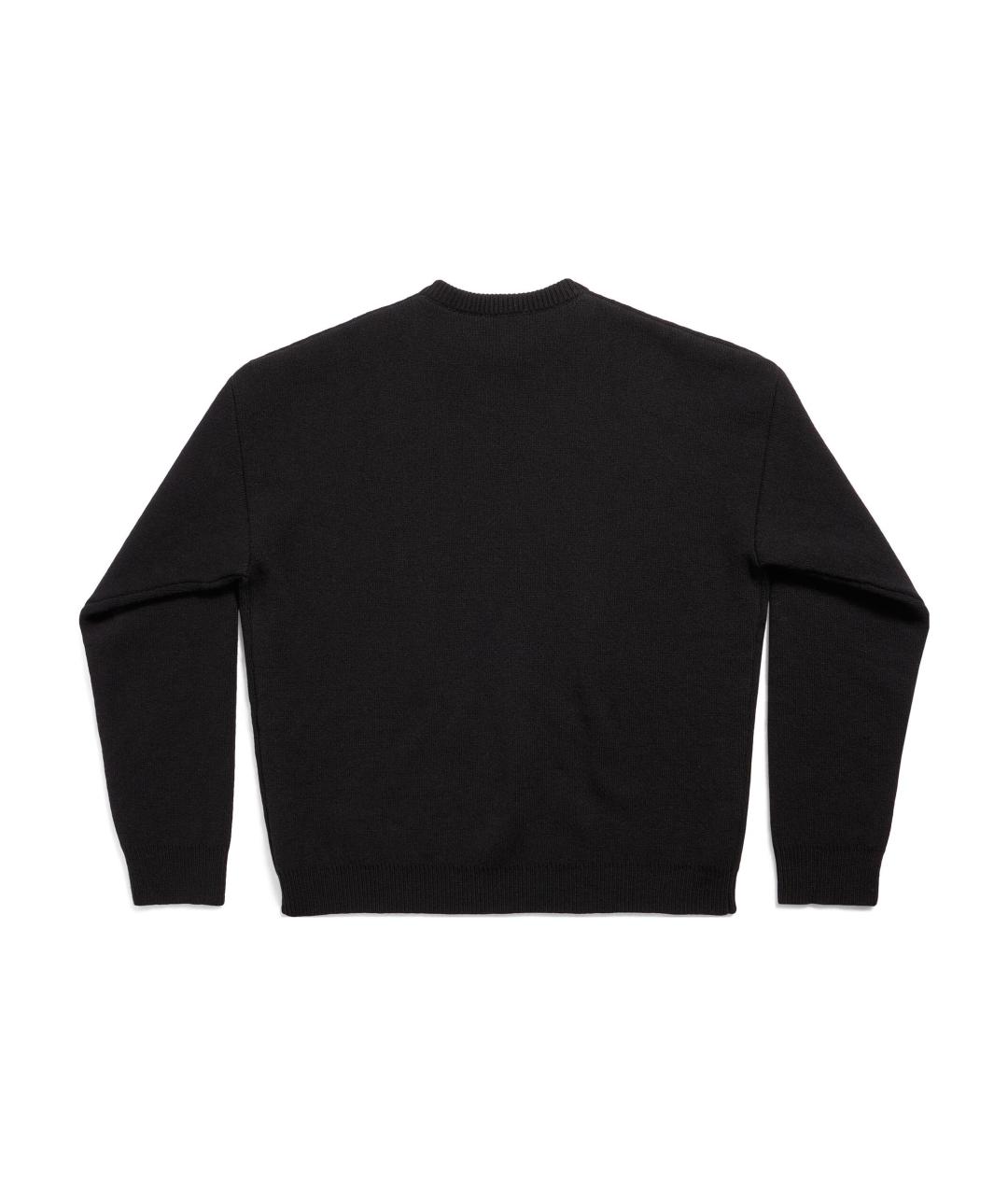 BALENCIAGA Черный джемпер / свитер, фото 2