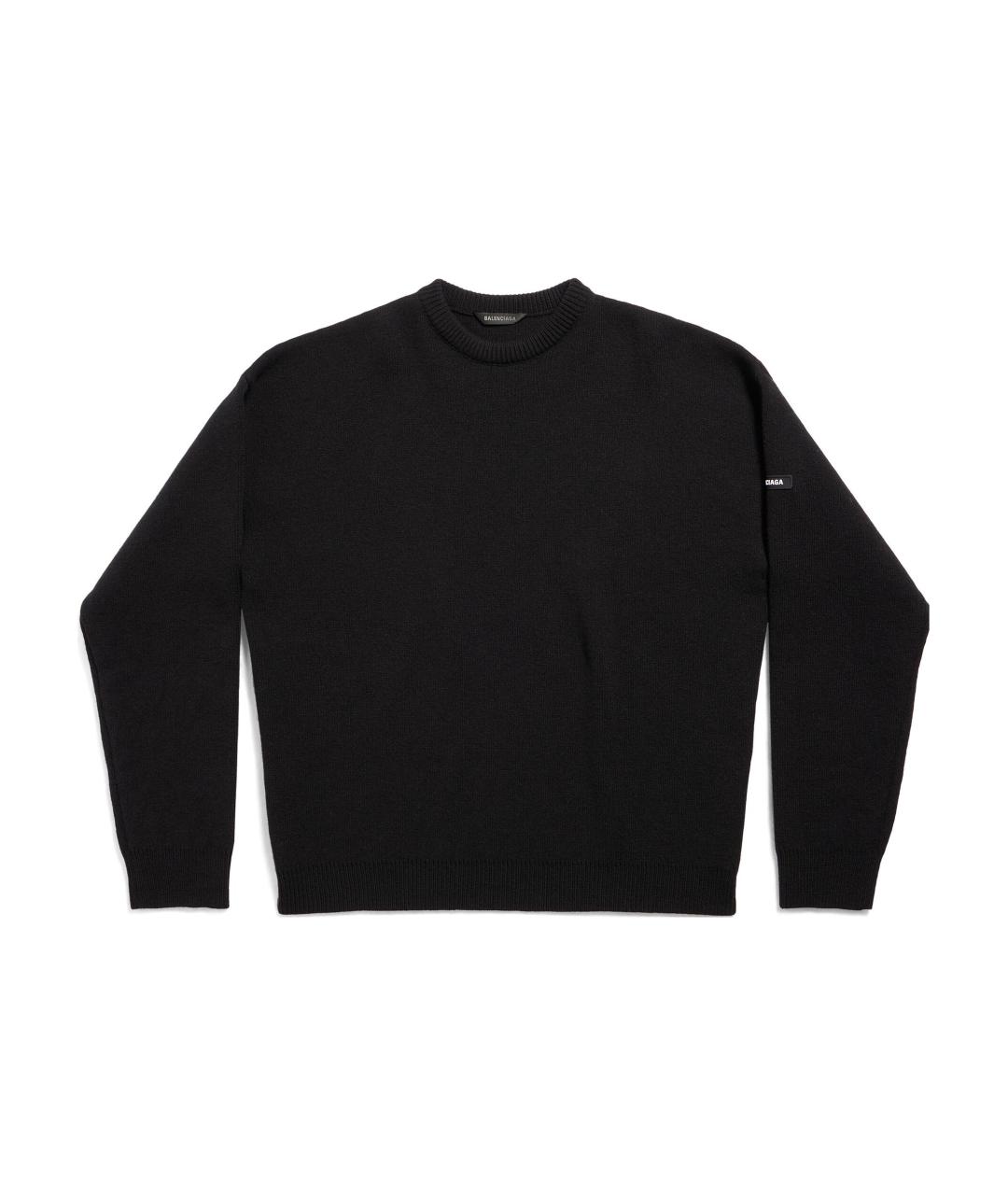 BALENCIAGA Черный джемпер / свитер, фото 1