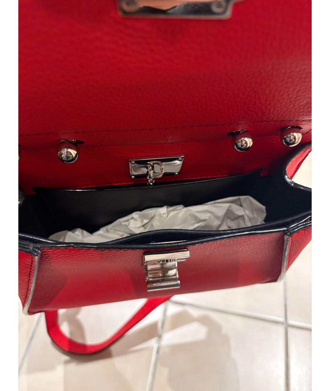 PROENZA SCHOULER Красная кожаная сумка на плечо, фото 5